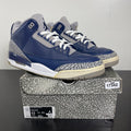 Jordan 3 Retro Georgetown (2021) 13 (Moderately Worn Pre-Owned)JordanMidnight Navy/Cement Grey-White - Image 1