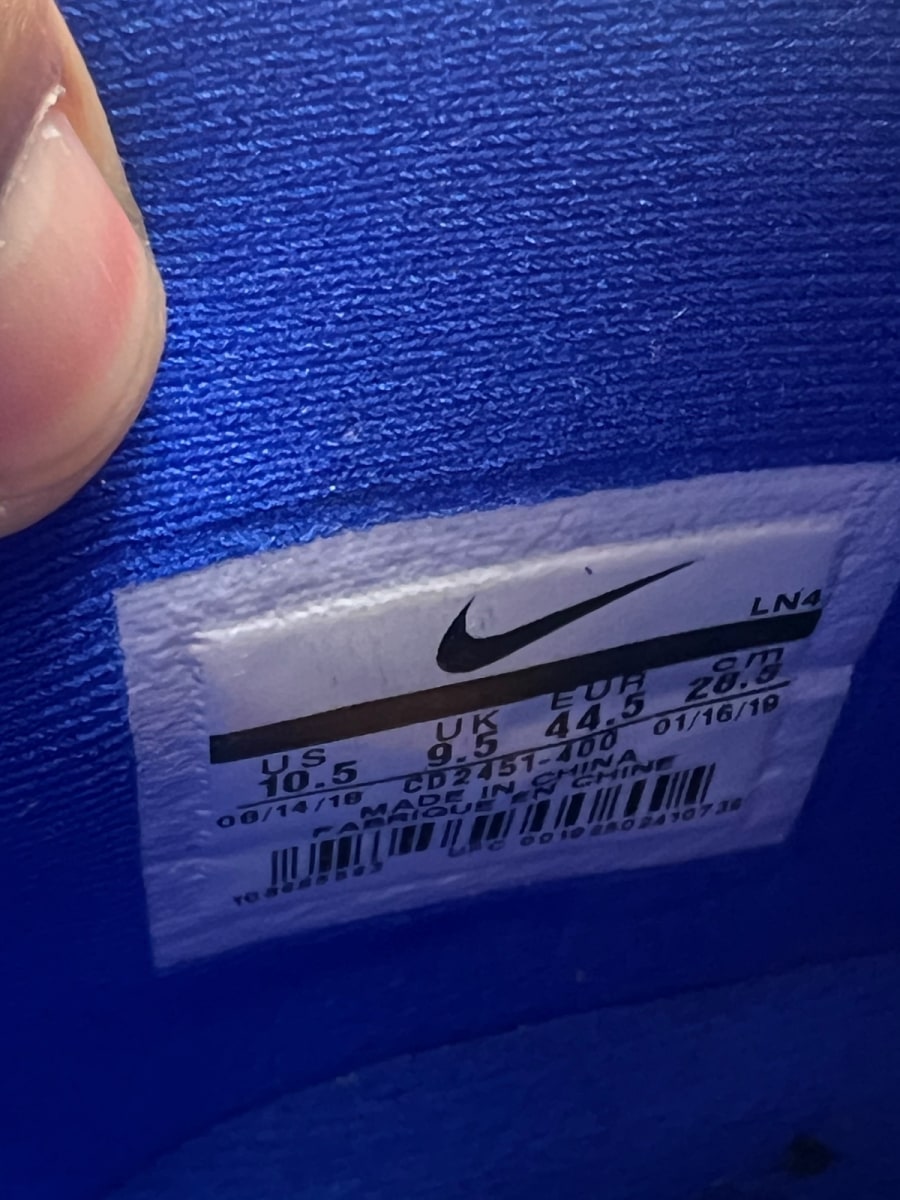Nike LeBron 16 Superman SuperBron Blue 10.5 (Lightly Worn Pre-Owned)NikeRacer Blue/Varsity Red-Varsity Maize - Image 8