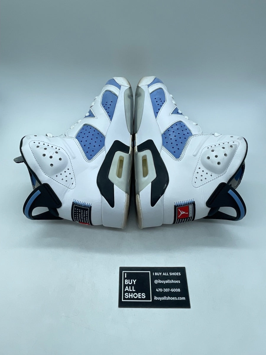 Jordan 6 Retro UNC White 9.5 (Moderately Worn Pre-Owned) - Image 6
