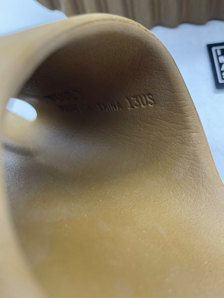 adidas Yeezy Slide Ochre 13 (Heavily Worn Pre-Owned) - Image 8