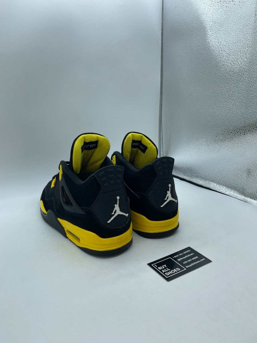 Jordan 4 Retro Thunder (2023) 11.5 (Moderately Worn Pre-Owned) - Image 4
