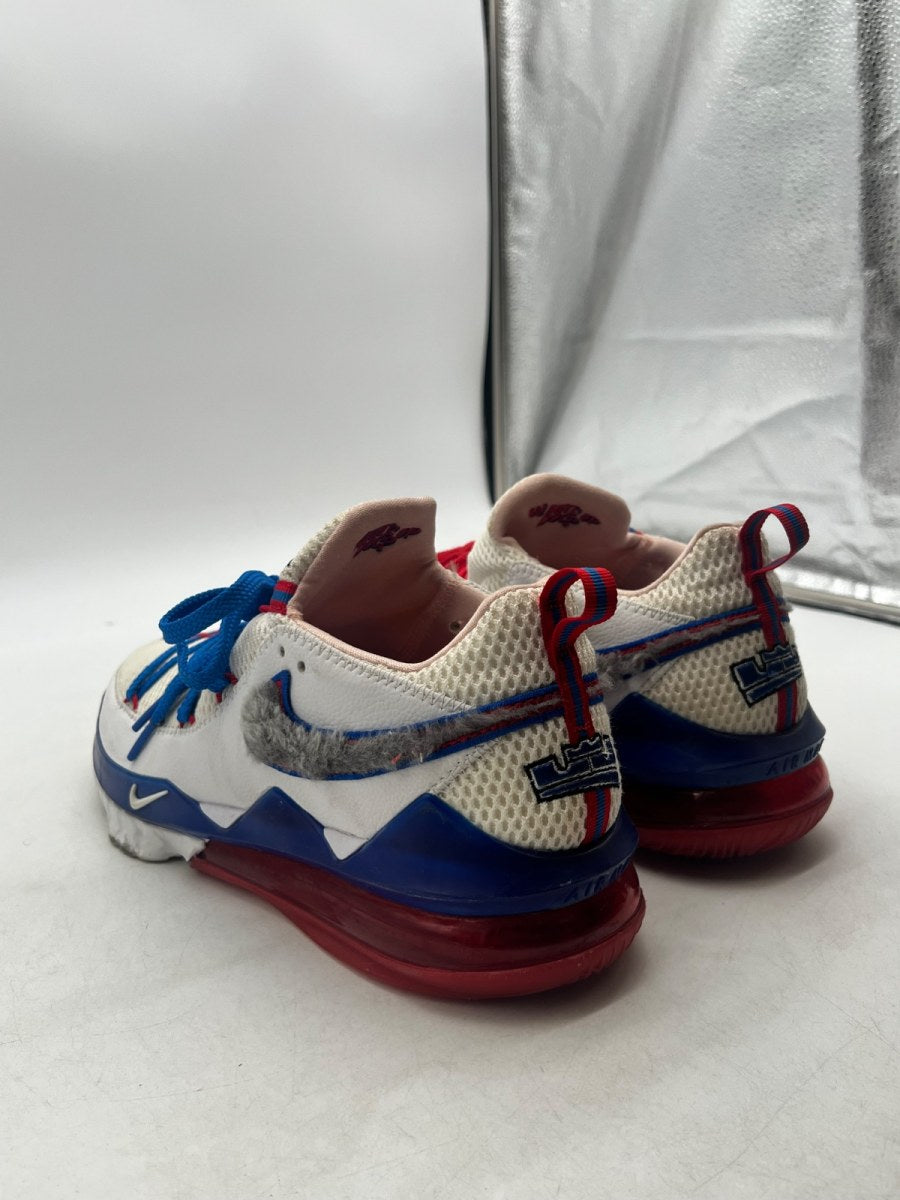 Nike LeBron 17 Low Tune Squad 11 (Moderately Worn Pre-Owned)NikeWhite/University Red - Image 4