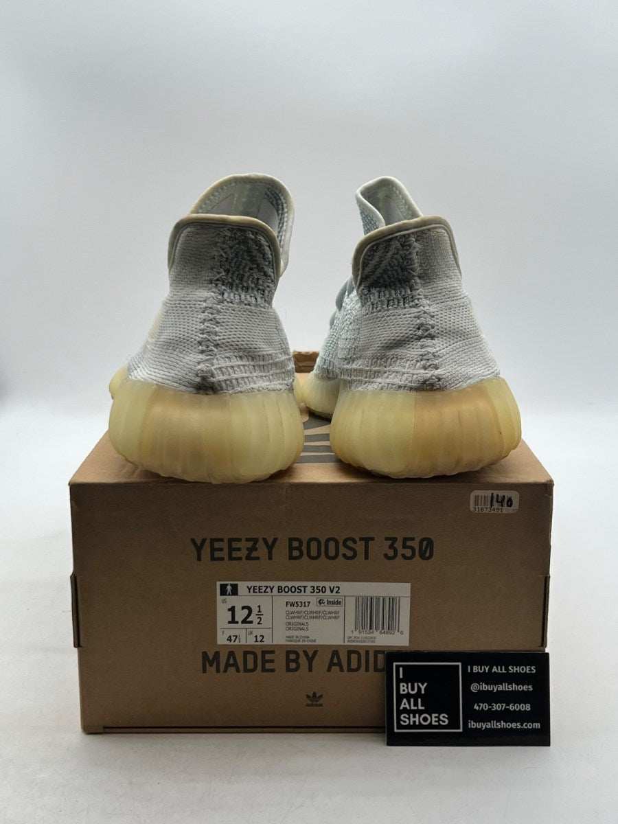 adidas Yeezy Boost 350 V2 Cloud White (Reflective) 12 (Lightly Worn Pre-Owned) - Image 3