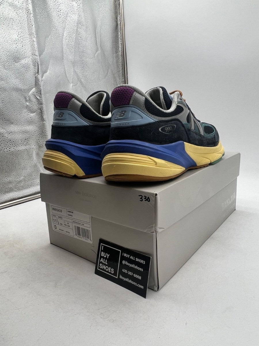 New Balance 990v6 MiUSA Action Bronson Lapis Lazuli 11.5 (Lightly Worn Pre-Owned) - Image 3