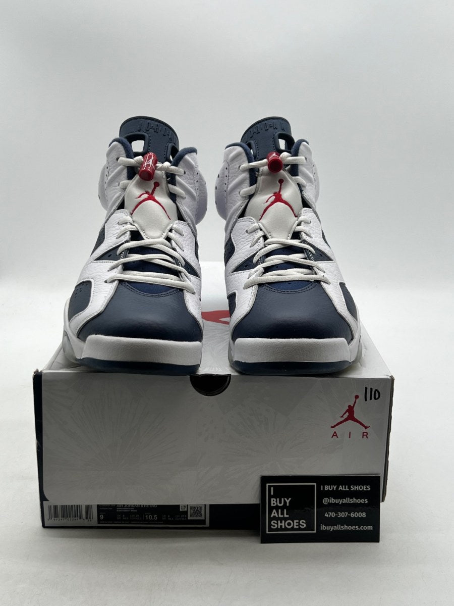Jordan 6 Retro Olympic (2024) 9 (Lightly Worn Pre-Owned) - Image 3