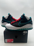 Nike LeBron 7 NFW Red Carpet (2019) 10.5 (Moderately Worn Pre-Owned)NikeWhite/Black-Glass Blue-Challenge Red - Image 1