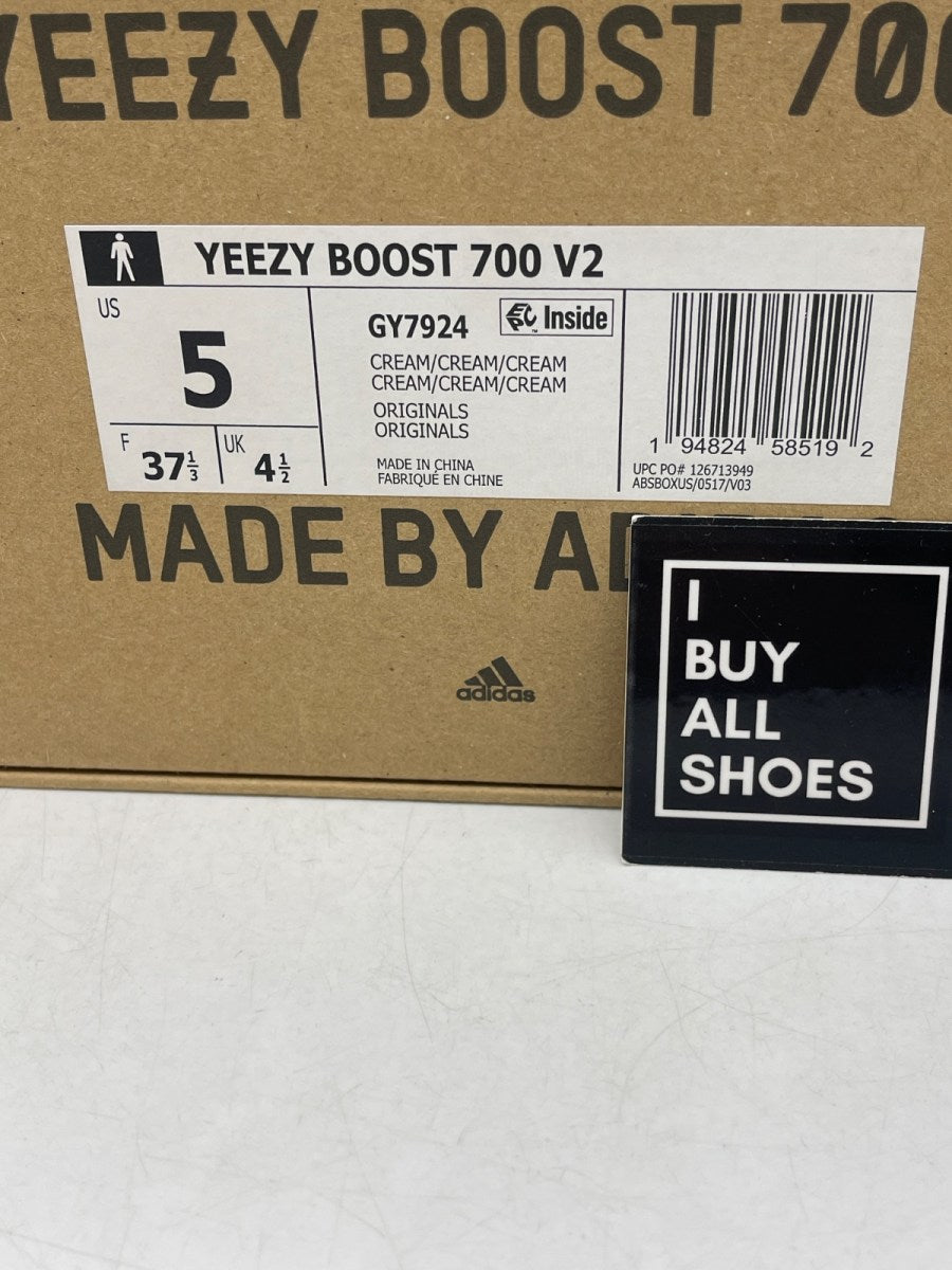 adidas Yeezy Boost 700 V2 Cream 5 (Moderately Worn Pre-Owned) - Image 9