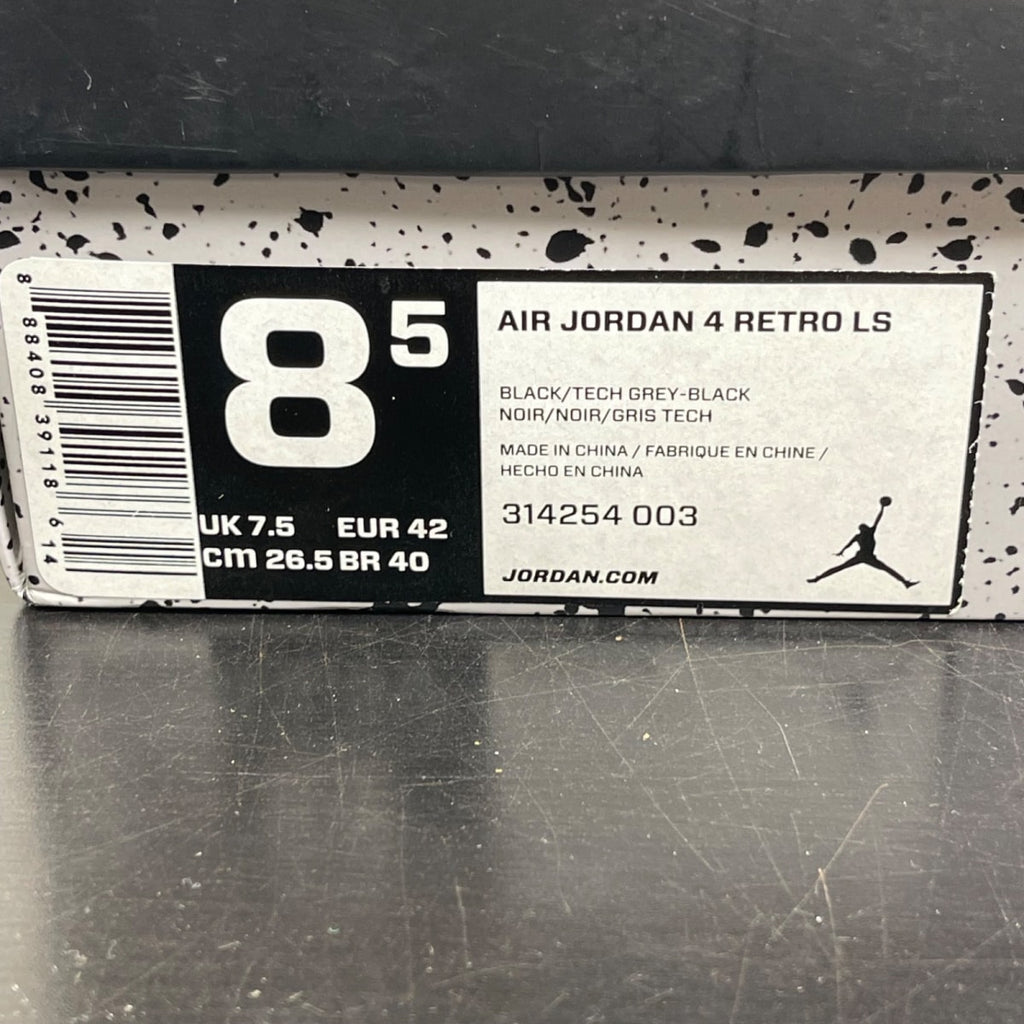 Jordan 4 Retro Oreo (2015) 8.5 (Moderately Worn Pre-Owned)JordanBlack/Tech Grey-White - Image 7