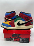 Jordan 1 Mid SE Fearless Blue the Great 14 (Moderately Worn Pre-Owned) - Image 1