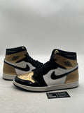 Jordan 1 Retro High NRG Patent Gold Toe 11.5 (Moderately Worn Pre-Owned) - Image 1
