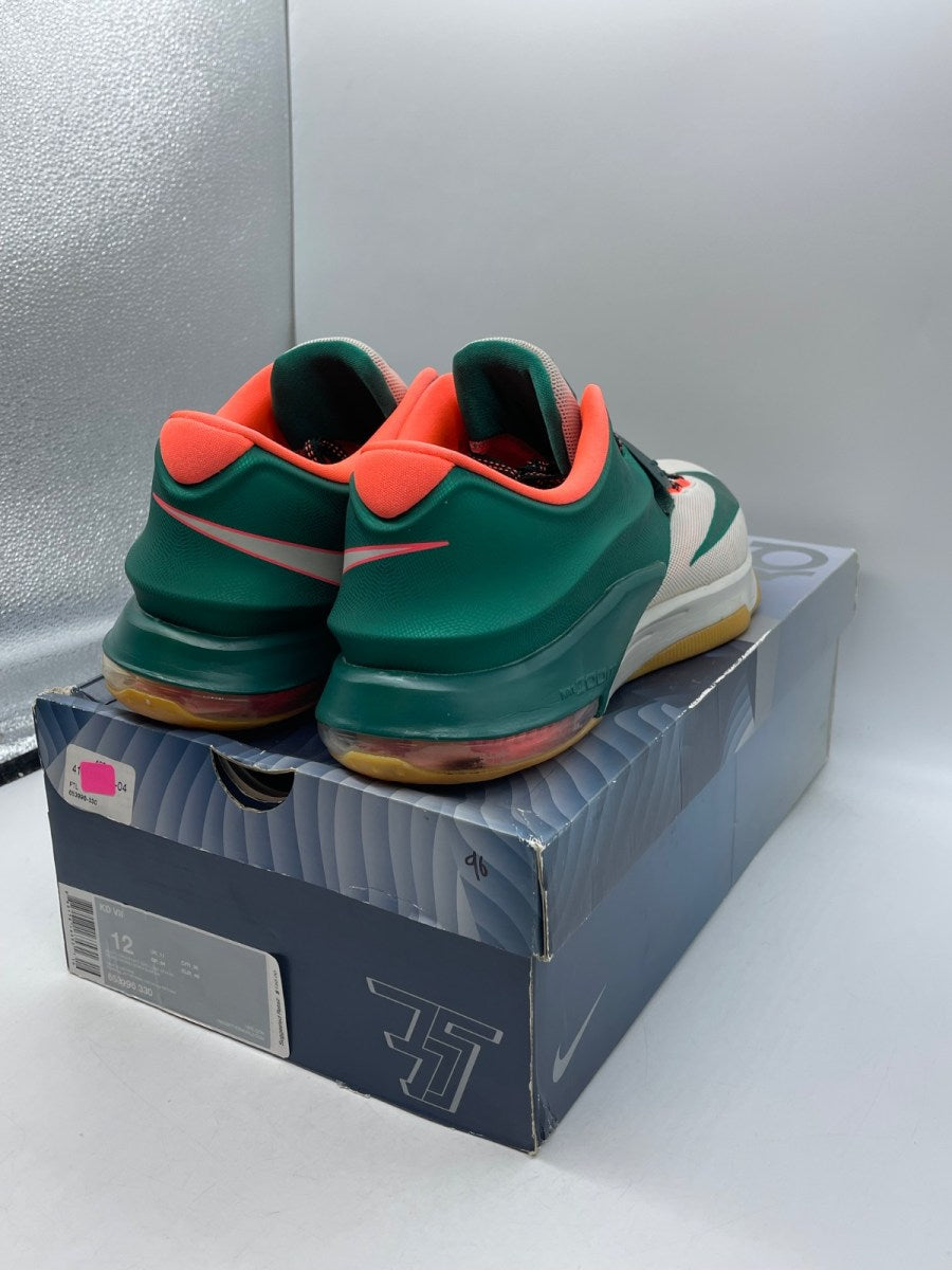 Nike KD 7 Easy Money 12 (Moderately Worn Pre-Owned)NikeMystic Green/Light Brown - Image 5