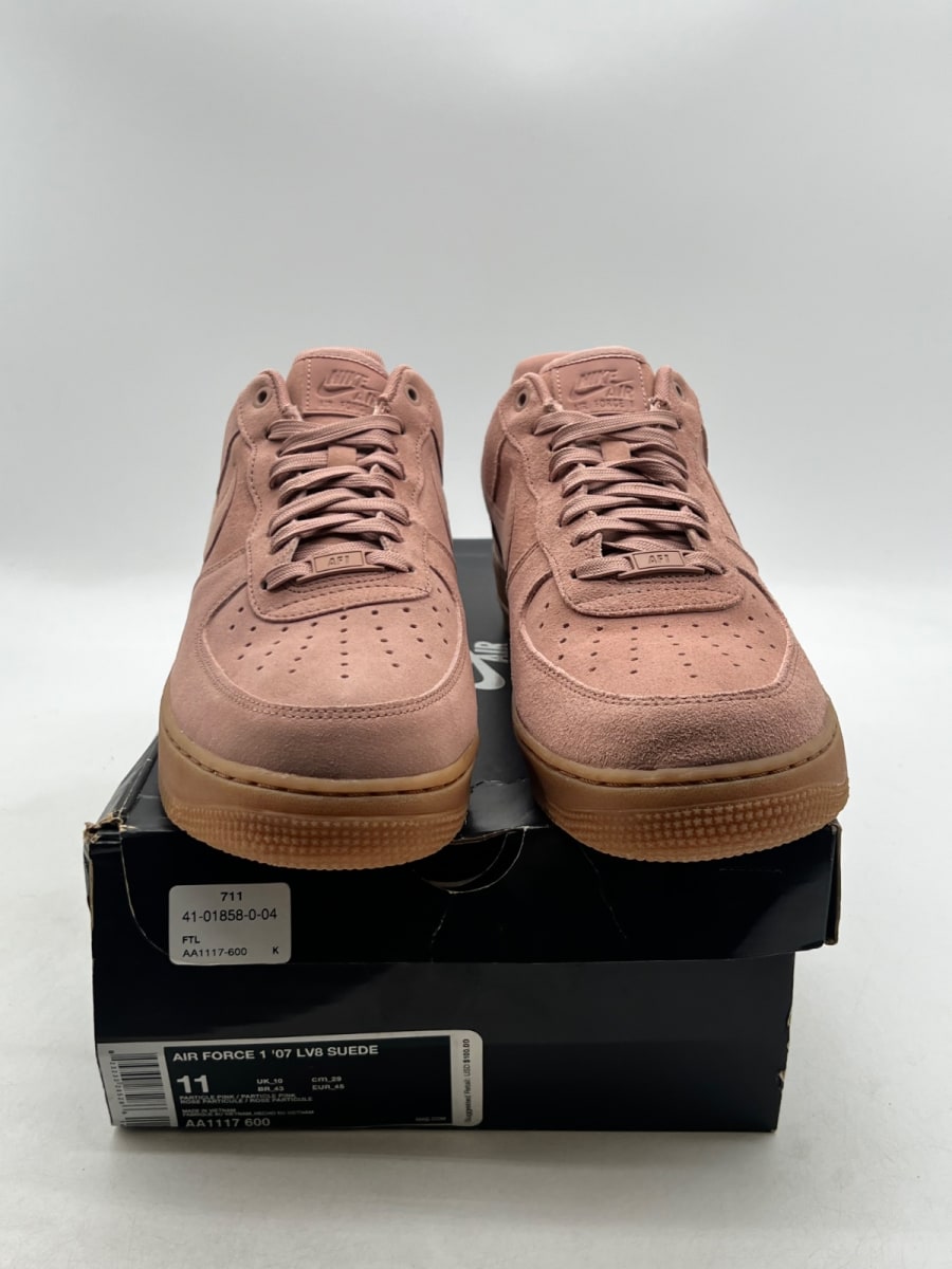 Nike Air Force 1 Low Particle Pink Gum 11 (Moderately Worn Pre-Owned)NikeParticle Pink/Particle Pink - Image 2