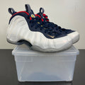 Nike Air Foamposite One Olympic 10 (Moderately Worn Pre-Owned)NikeObsidian/University Red-Metallic Gold-White - Image 1
