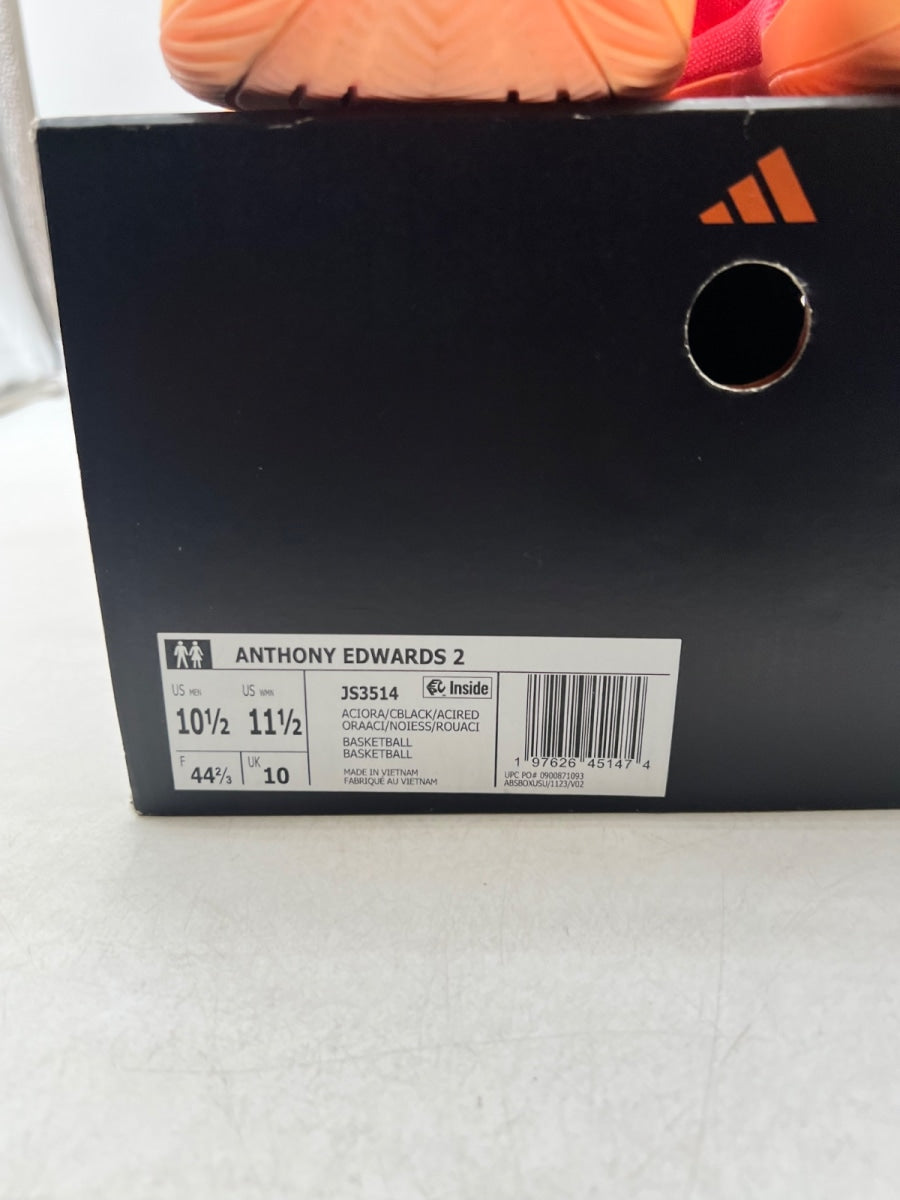adidas AE 2 With Love 10.5 (Lightly Worn Pre-Owned)adidasAcid Orange/Core Black/Acid Red - Image 6