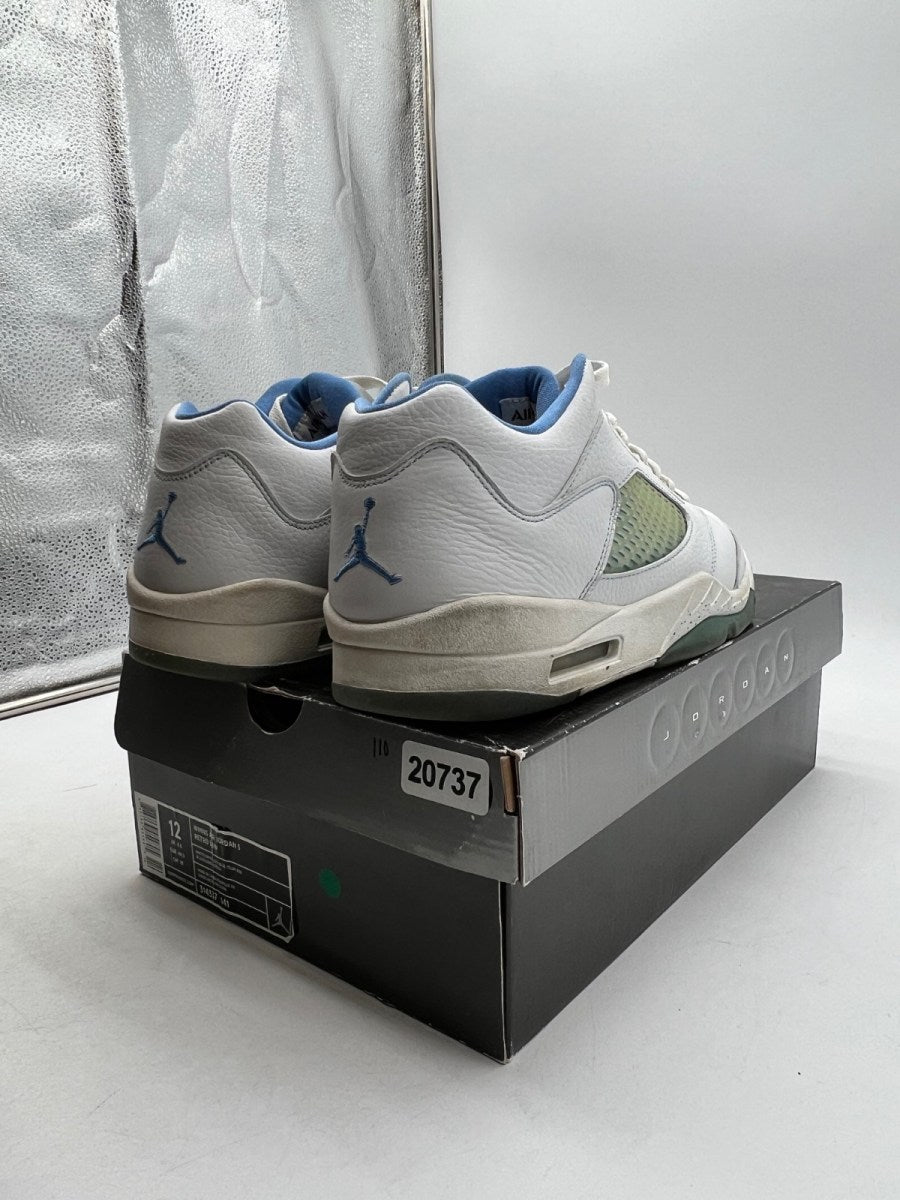 Jordan 5 Retro Low University Blue (Women's) 12W (Moderately Worn Pre-Owned) - Image 4