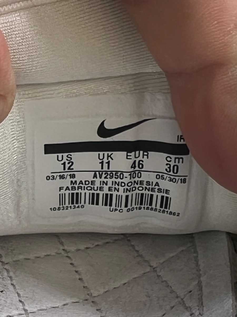 Nike Cortez Basic Slip Kendrick Lamar White 12 (Moderately Worn Pre-Owned) - Image 6