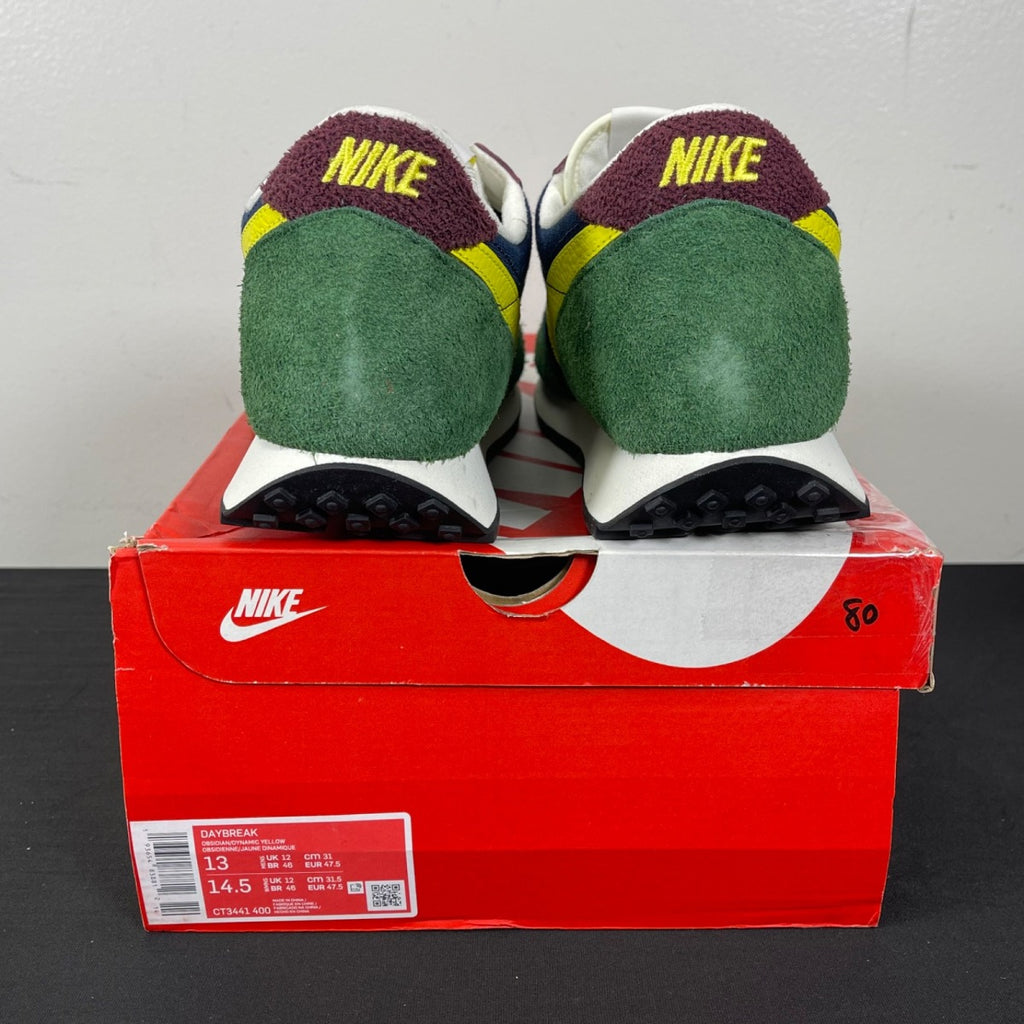 Nike Daybreak Obsidian Dynamic Yellow 13 (Moderately Worn Pre-Owned)NikeObsidian/Dynamic Yellow-Cosmic Bonsai - Image 4