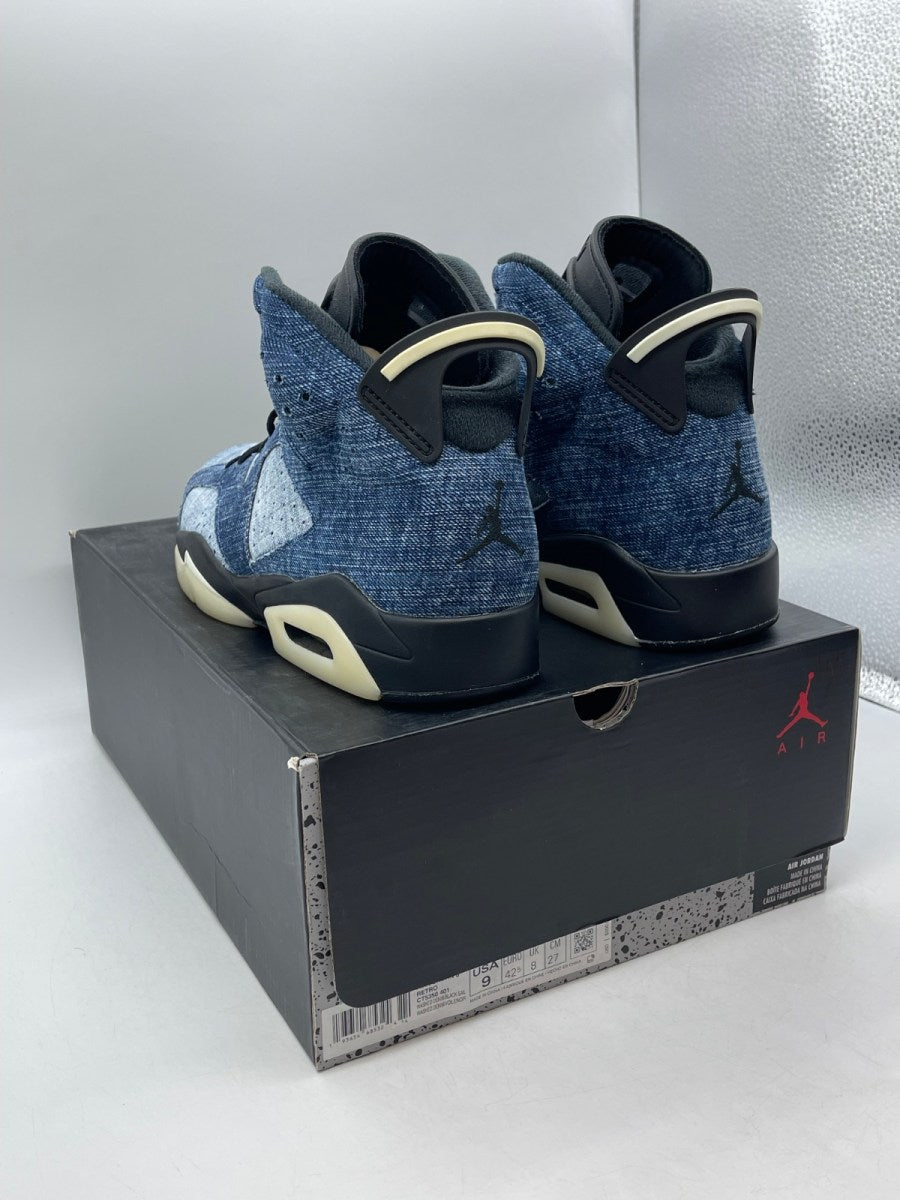 Jordan 6 Retro Washed Denim 9 (Moderately Worn Pre-Owned) - Image 4
