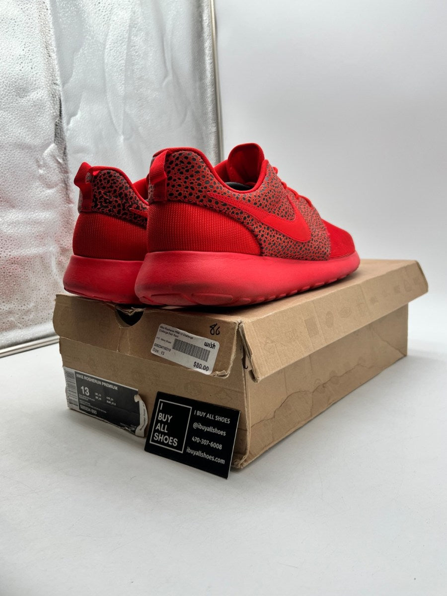 Nike Roshe Run Safari Challenge Red 13 (Lightly Worn Pre-Owned) - Image 5