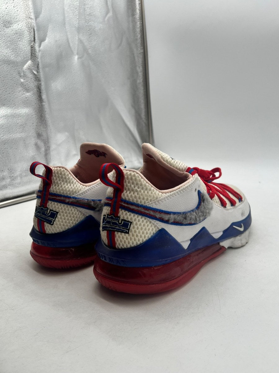 Nike LeBron 17 Low Tune Squad 11 (Moderately Worn Pre-Owned)NikeWhite/University Red - Image 5
