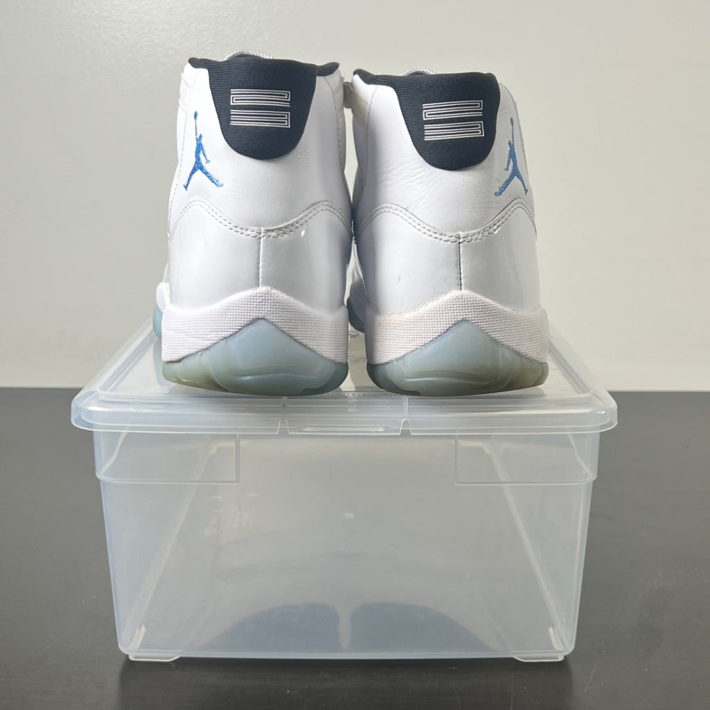 Jordan 11 Retro Legend Blue (2024) 9.5 (Moderately Worn Pre-Owned)JordanWhite/Legend Blue/Black - Image 6