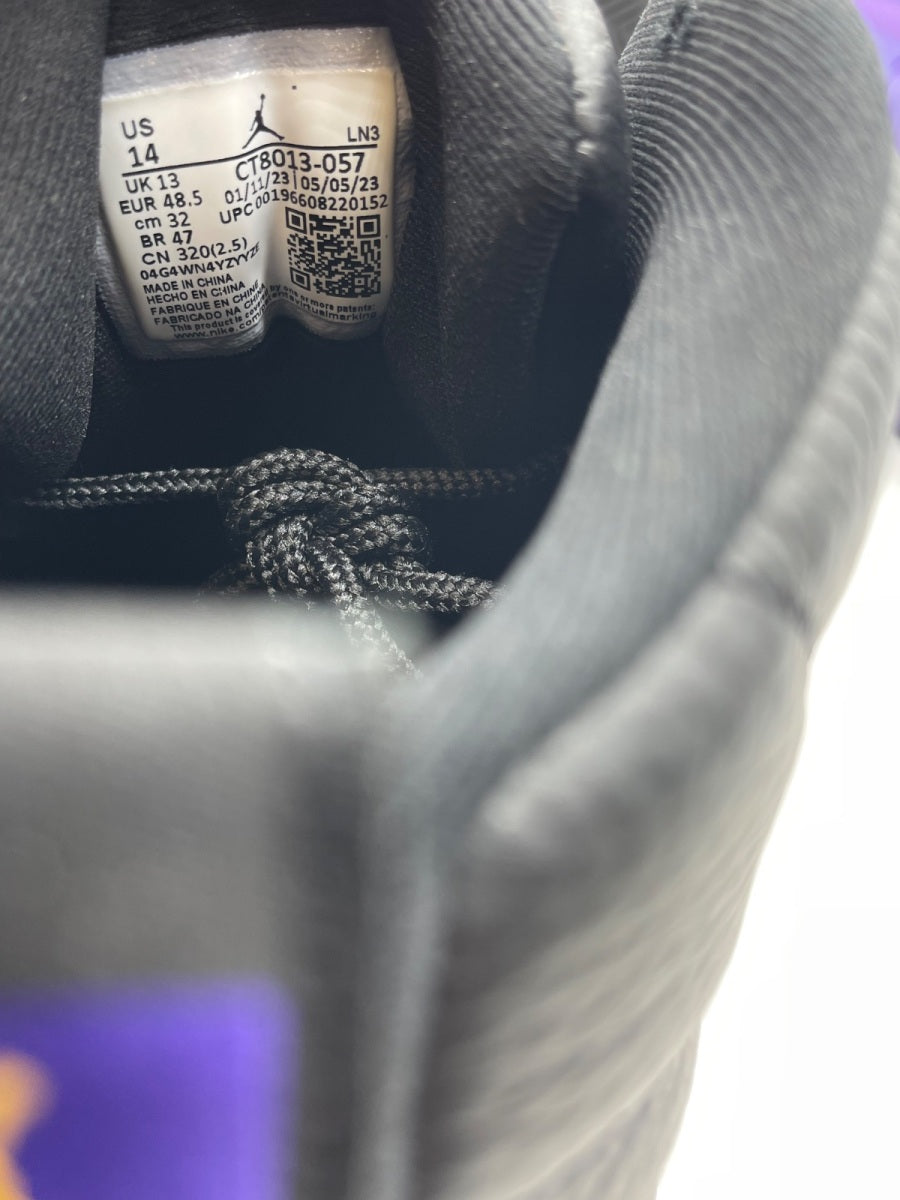 Jordan 12 Retro Field Purple 14 (Moderately Worn Pre-Owned)JordanBlack/Field Purple/Taxi - Image 8