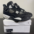 Jordan 4 Retro White Thunder 10.5 (Moderately Worn Pre-Owned)JordanBlack/White/Black - Image 1