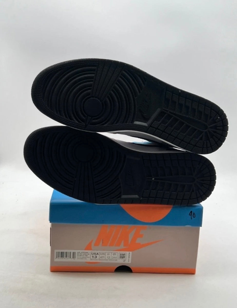 Jordan 1 Retro High OG Prototype 13 (Lightly Worn Pre-Owned)JordanWhite/Multi-Color-Total Orange - Image 7