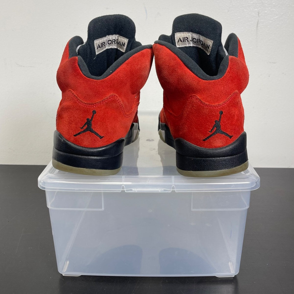 Jordan 5 Retro Raging Bull Red (2021) 8 (Moderately Worn Pre-Owned)JordanVarsity Red/Black-White - Image 4