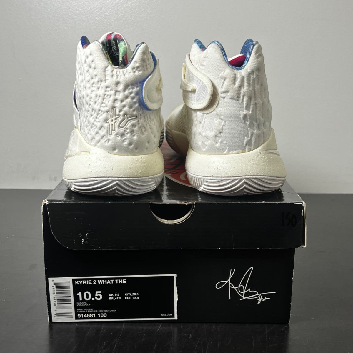 Nike Kyrie 2 What The Kyrie Sail 10.5 (Lightly Worn Pre-Owned)NikeSail/Sail - Image 5