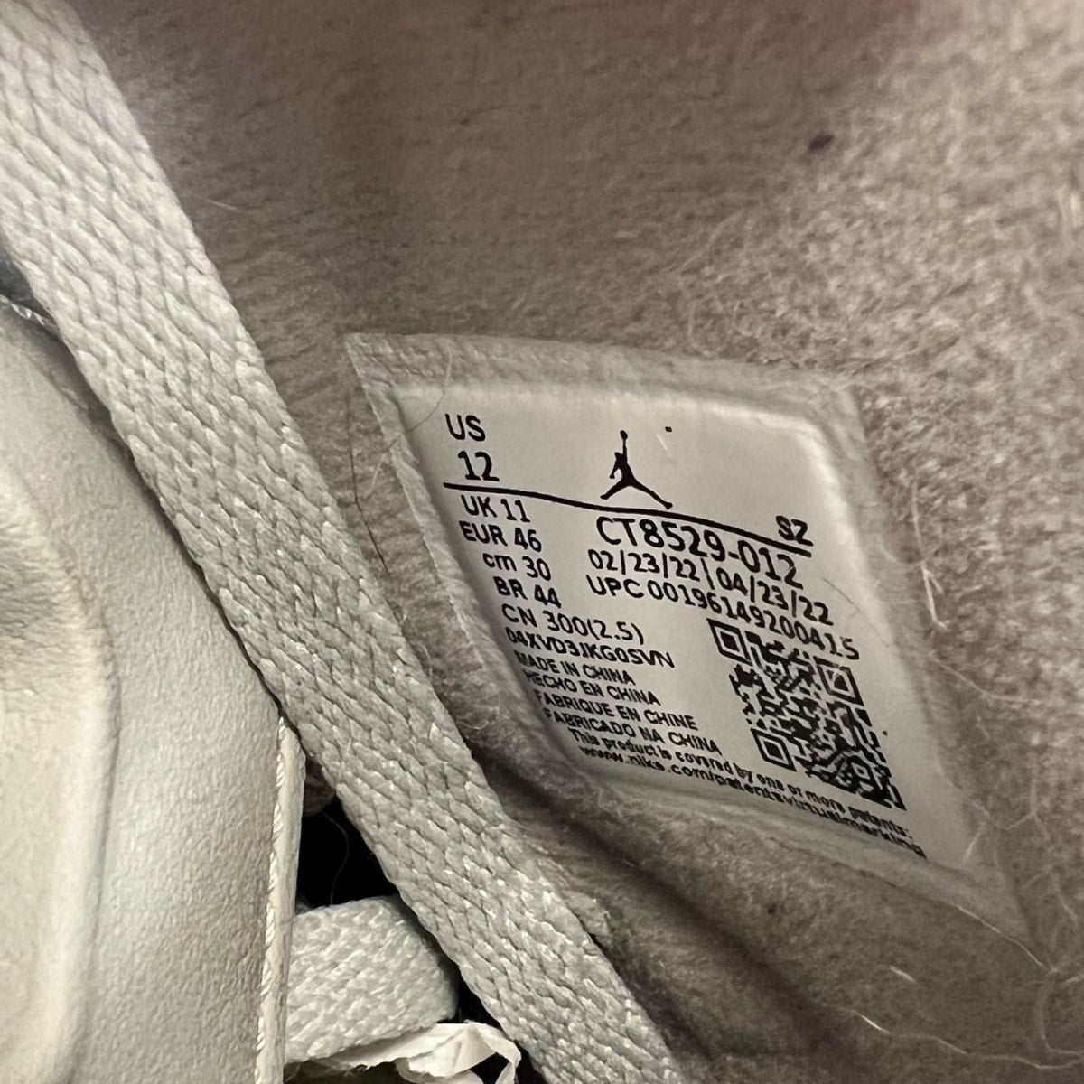 Jordan 6 Retro Georgetown (2022) 12 (Moderately Worn Pre-Owned)JordanMagnet/College Navy - Image 7