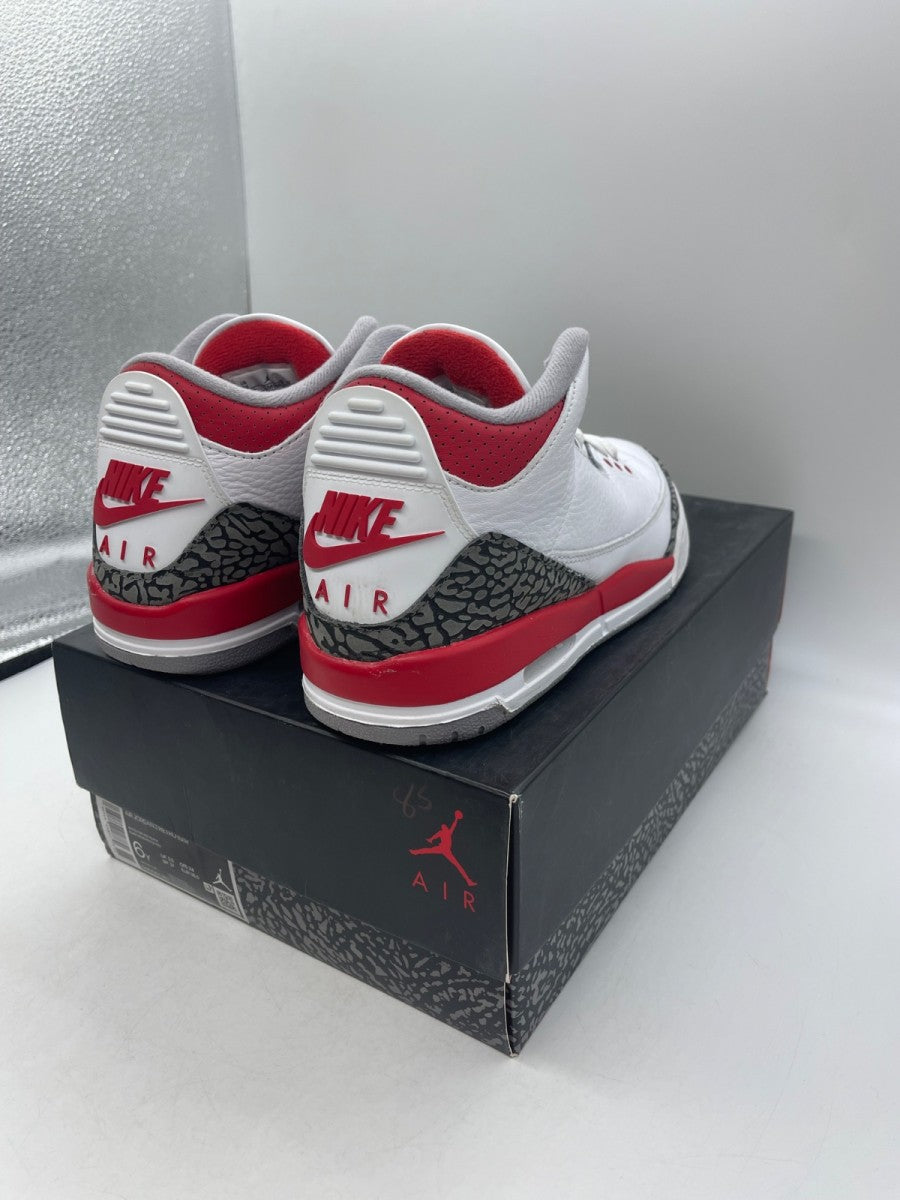 Jordan 3 Retro Fire Red (2022) (GS) (Size 6Y) - Image 5