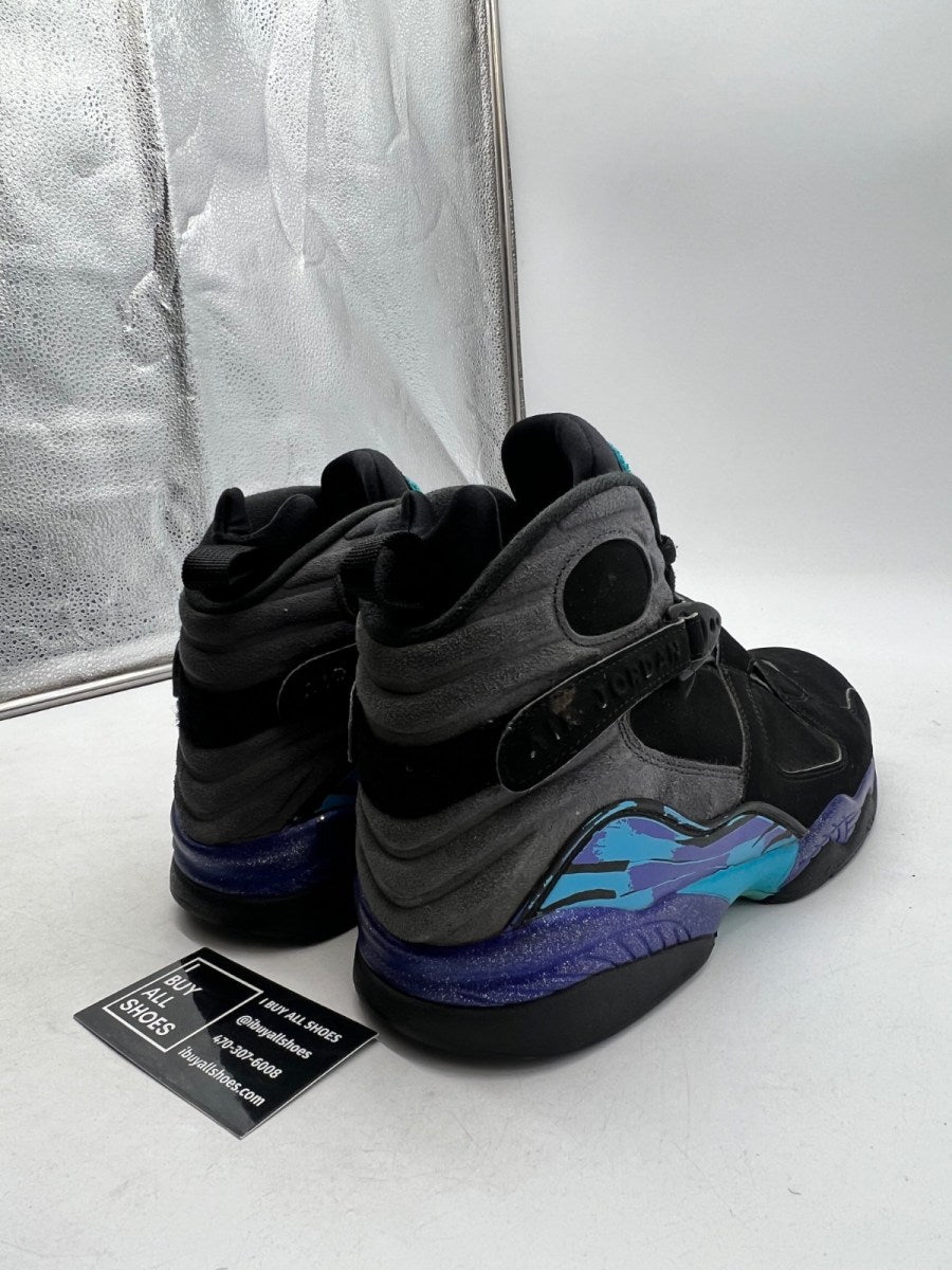 Jordan 8 Retro Aqua (2015) 10.5 (Moderately Worn Pre-Owned) - Image 5