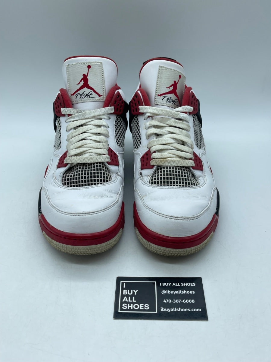 Jordan 4 Retro Fire Red (2012) 10 (Heavily Worn Pre-Owned) - Image 2