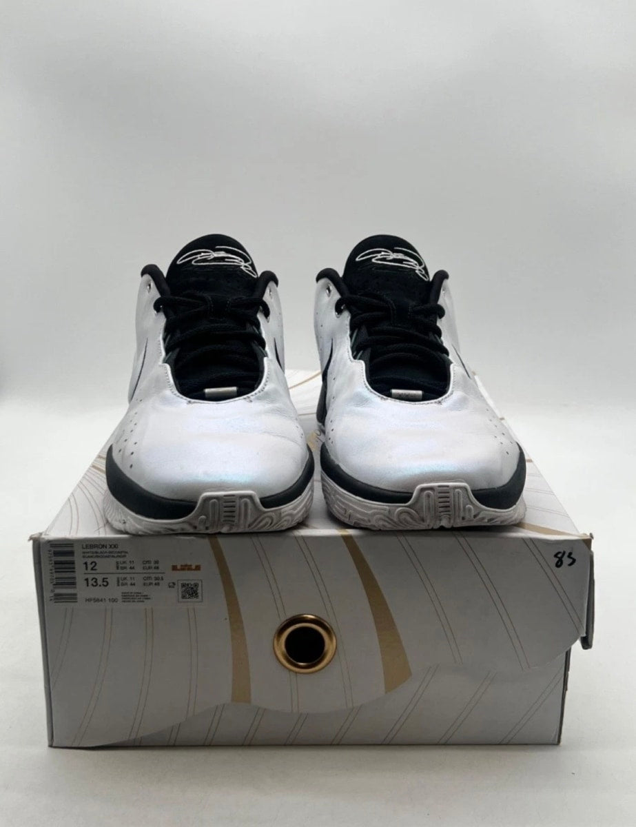 Nike LeBron 21 Conchiolin 12 (Lightly Worn Pre-Owned)NikeWhite/Black/Bicoastal/Photon Dust - Image 2