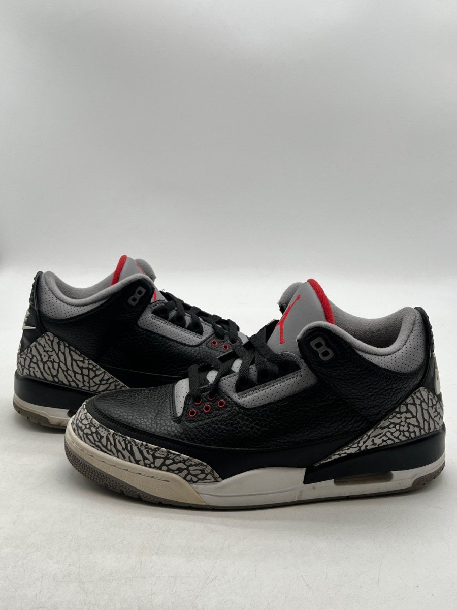Jordan 3 Retro Black Cement (2018) 10.5 (Moderately Worn Pre-Owned) - Image 1