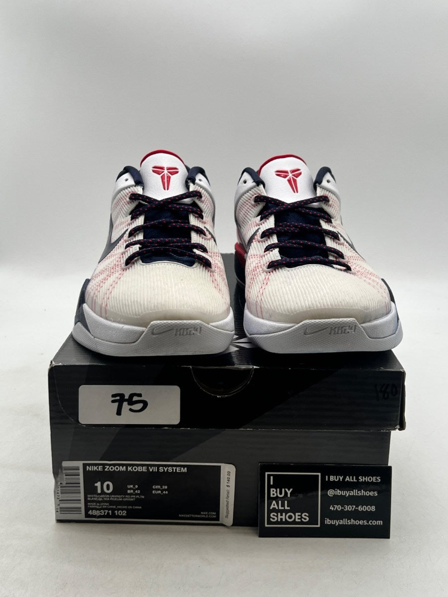 Nike Kobe 7 USA Olympic 10 (Moderately Worn Pre-Owned) - Image 2
