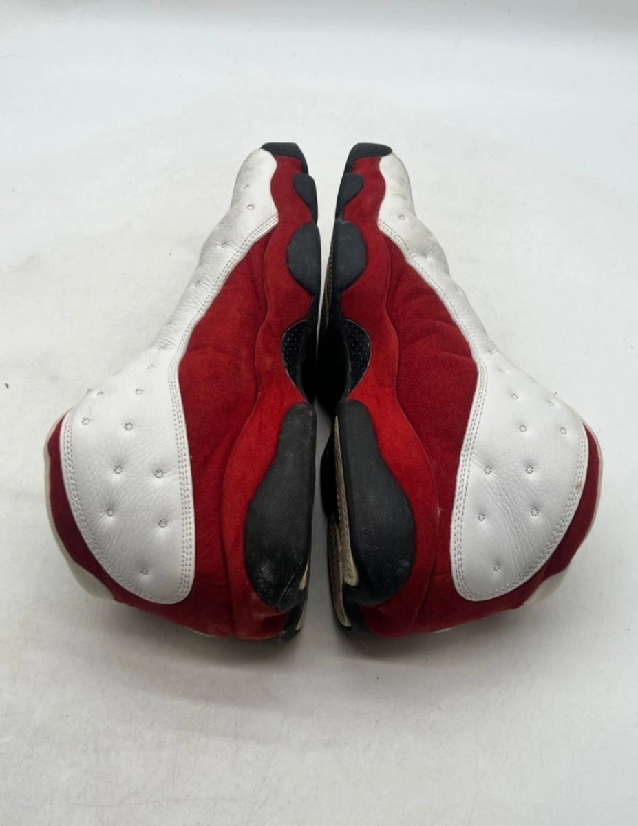 Jordan 13 Retro Low Cherry (2005) 13 (Heavily Worn Pre-Owned)JordanWhite/Metallic Silver-Varsity Red-Black - Image 8