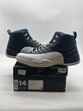 Jordan 12 Retro Obsidian (2012) 14 (Heavily Worn Pre-Owned) - Image 1