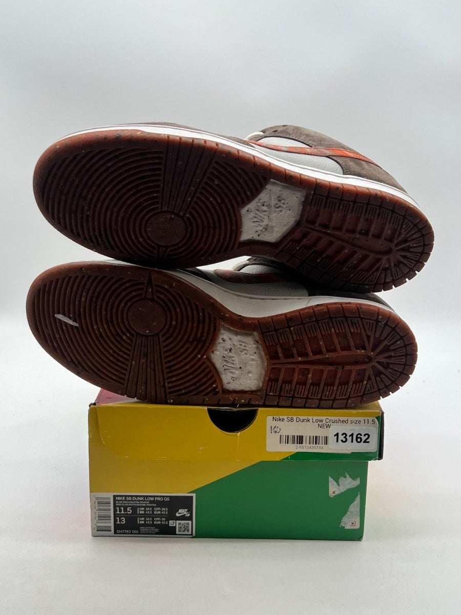 Nike SB Dunk Low Crushed D.C. 11.5 (Moderately Worn Pre-Owned)NikeOlive Grey/Mantra Orange/Rattan - Image 8