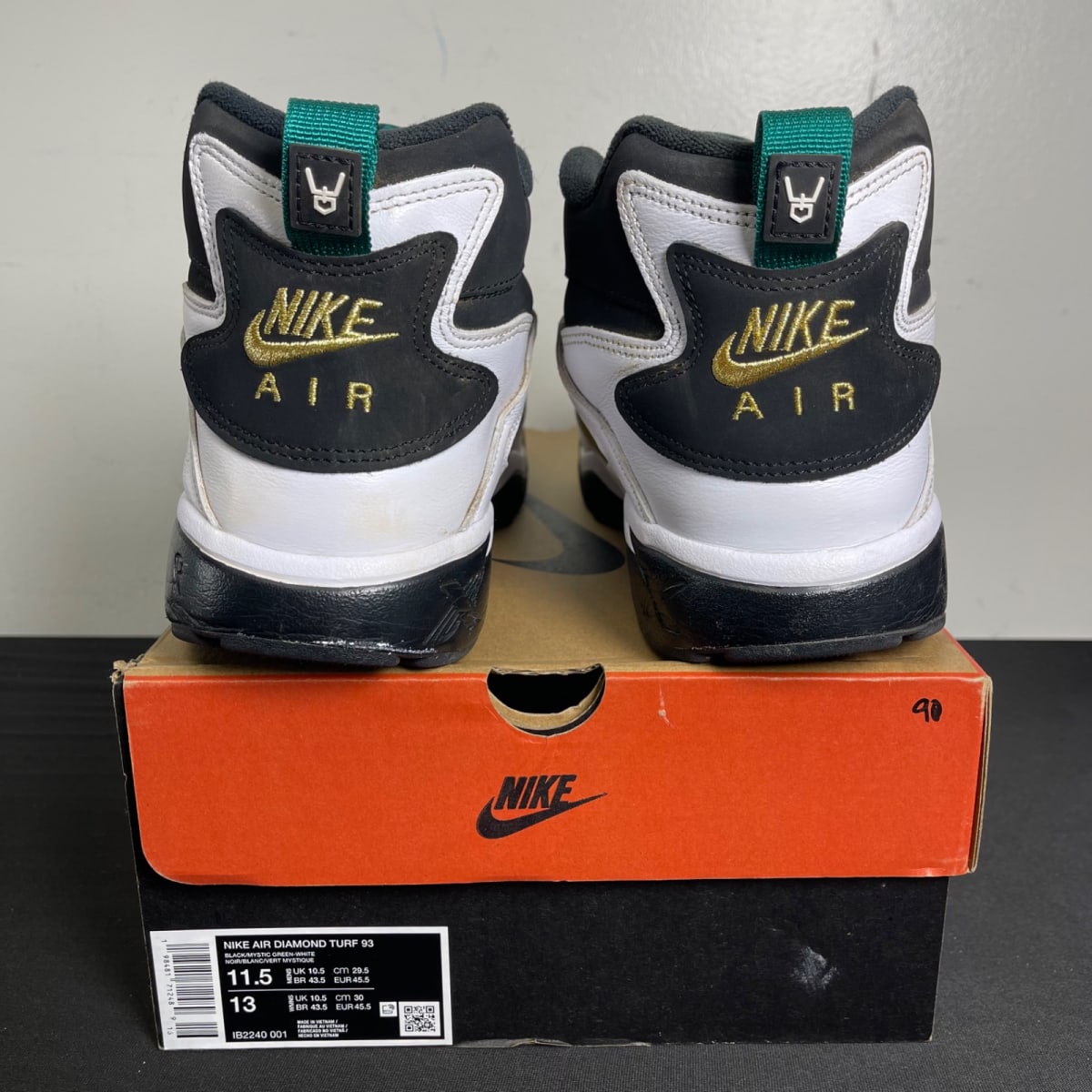 Nike Air Diamond Turf Emerald (Size 11.5) - aux