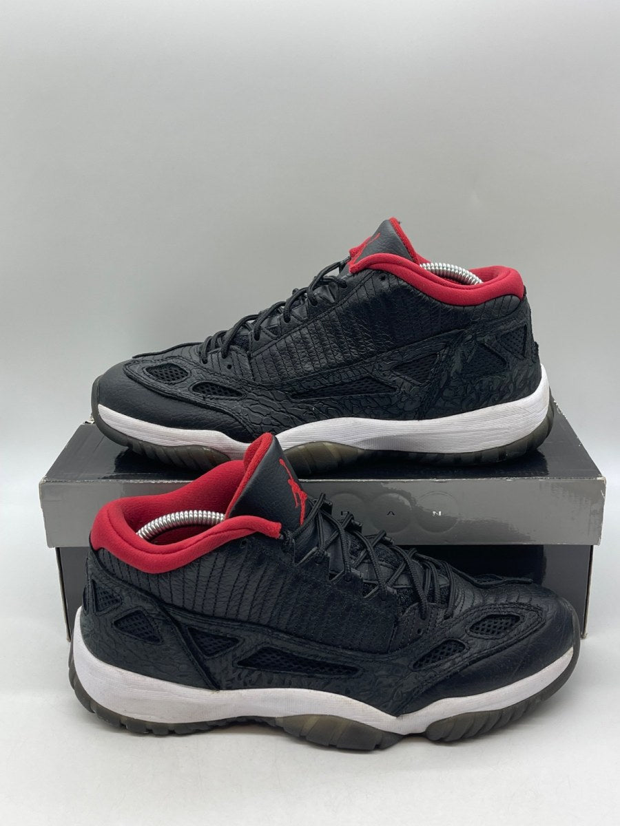 Air Jordan 11 Retro Low IE 'Black Charcoal Red' 2011 (Size 9.5) - Image 1
