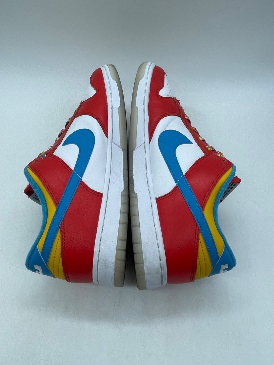 Nike Dunk Low QS LeBron James Fruity Pebbles 11.5 (Moderately Worn Pre-Owned)NikeHabanero Red/Laser Blue/White - Image 6