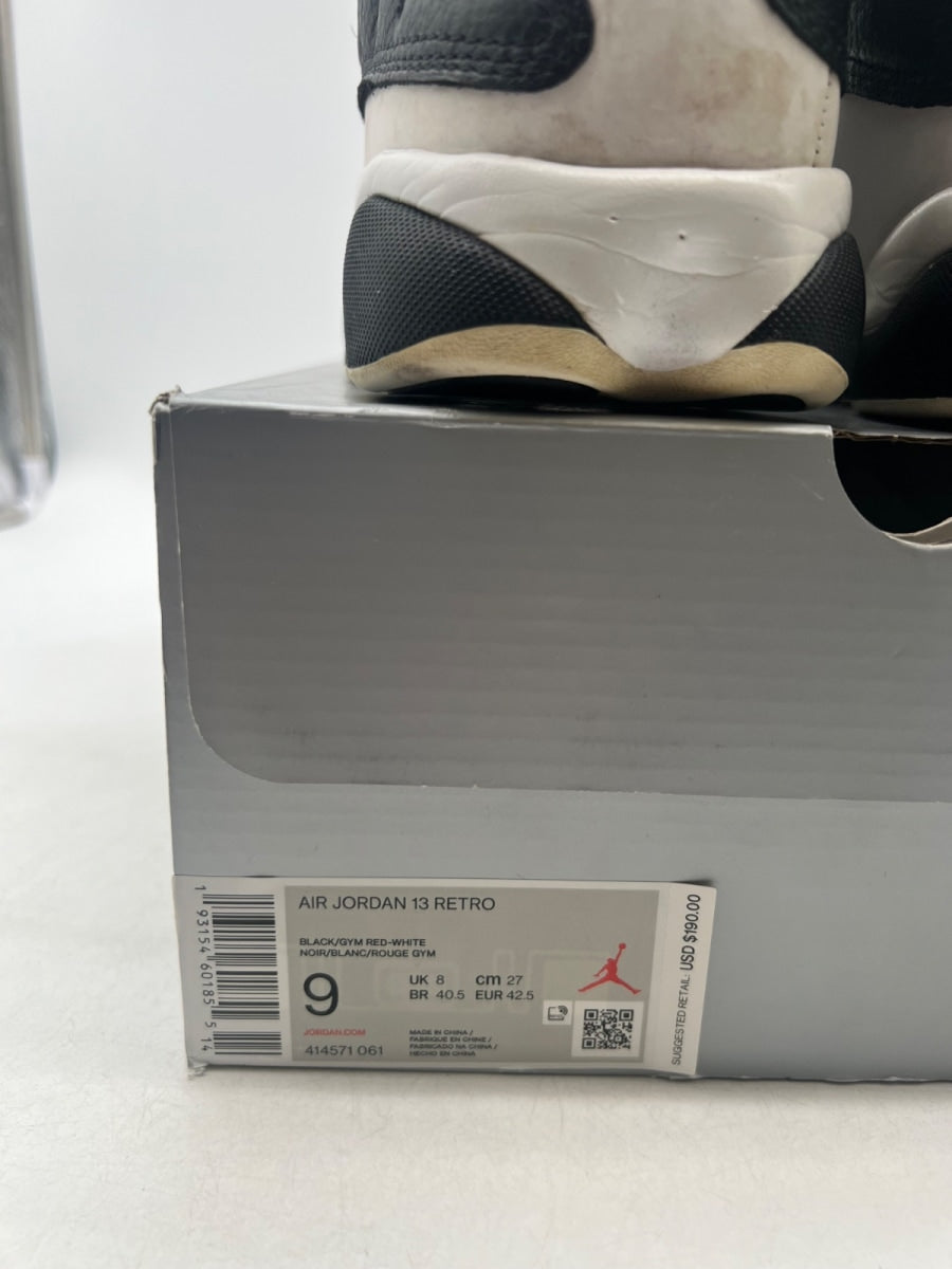 Jordan 13 Retro Reverse He Got Game 9 (Heavily Worn Pre-Owned)JordanBlack/Gym Red-White - Image 5