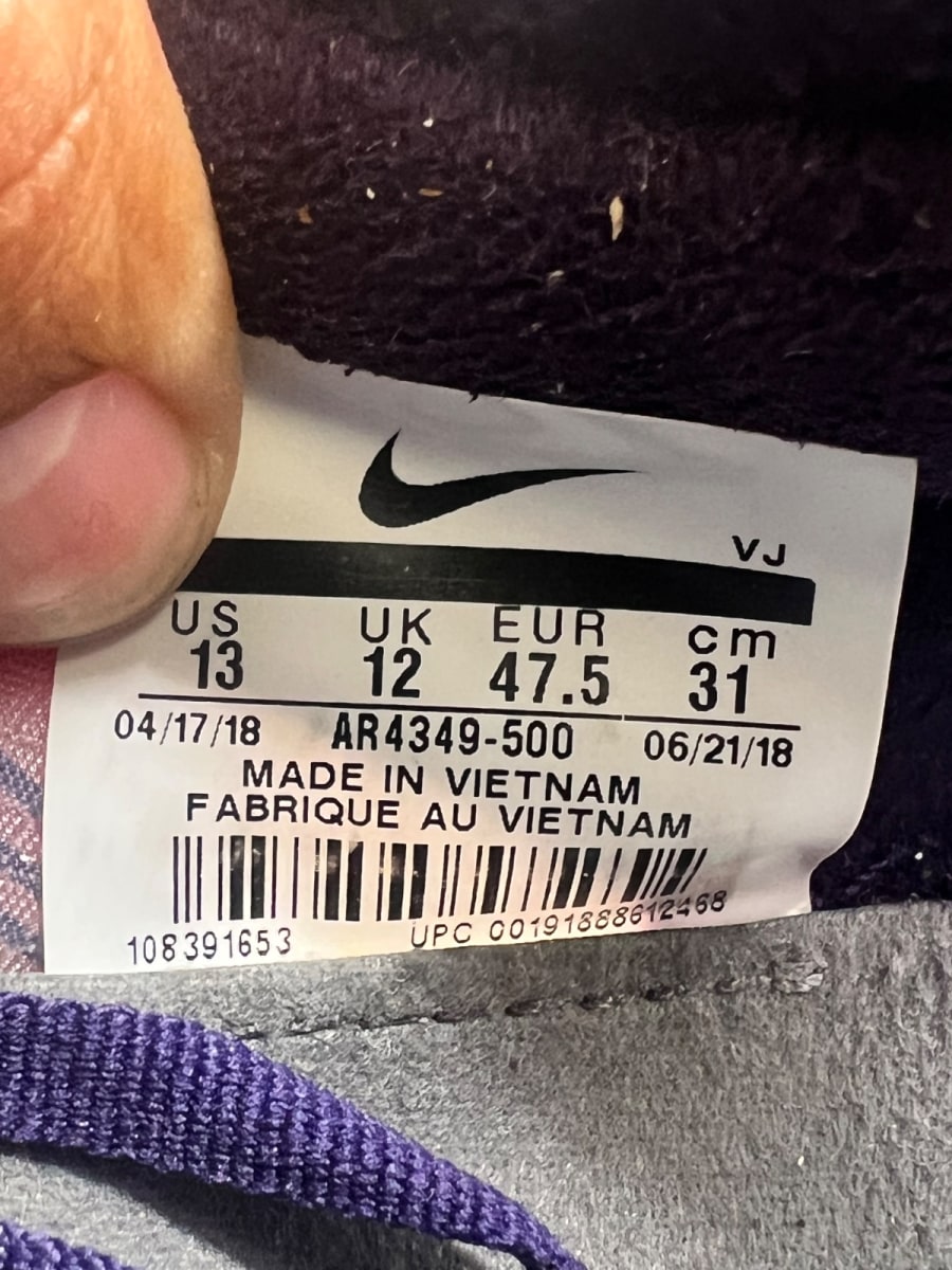 Nike Zoom Fly Undercover Gyakusou Ink 13 (Moderately Worn Pre-Owned) - Image 8