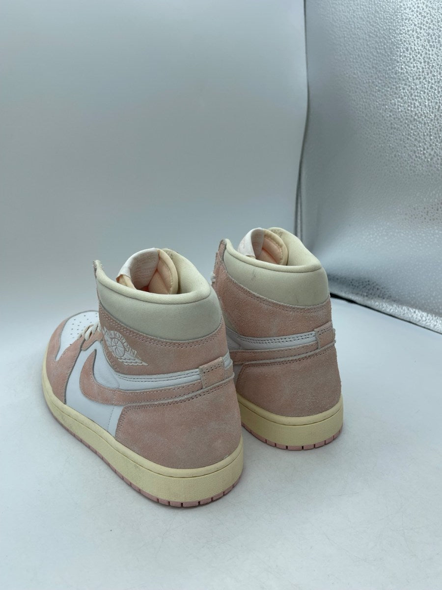 Jordan 1 Retro High OG Washed Pink (Women's) 10.5W (Moderately Worn Pre-Owned)JordanAtmosphere/White/Muslin/Sail - Image 4