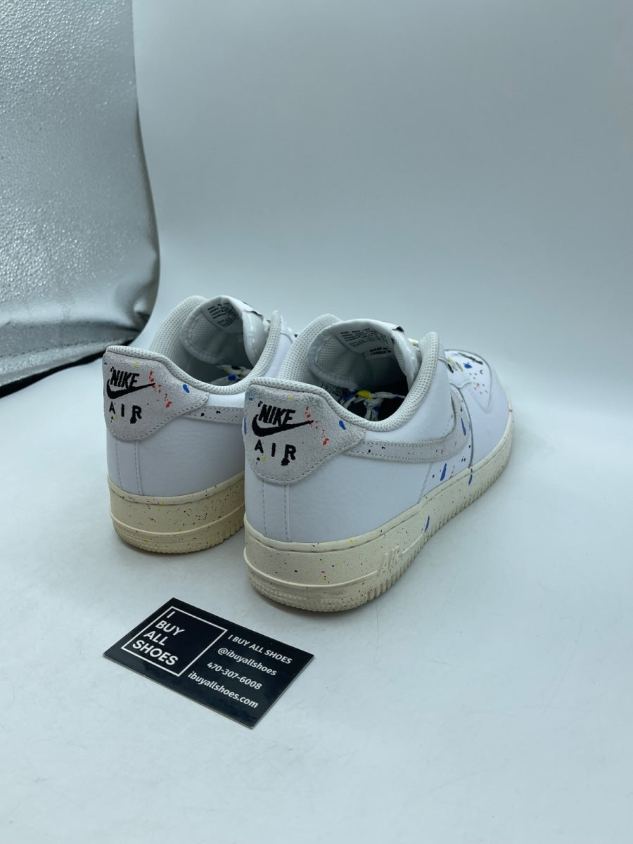 Nike Air Force 1 Low '07 LV8 Paint Splatter White 10.5 (Moderately Worn Pre-Owned) - Image 5