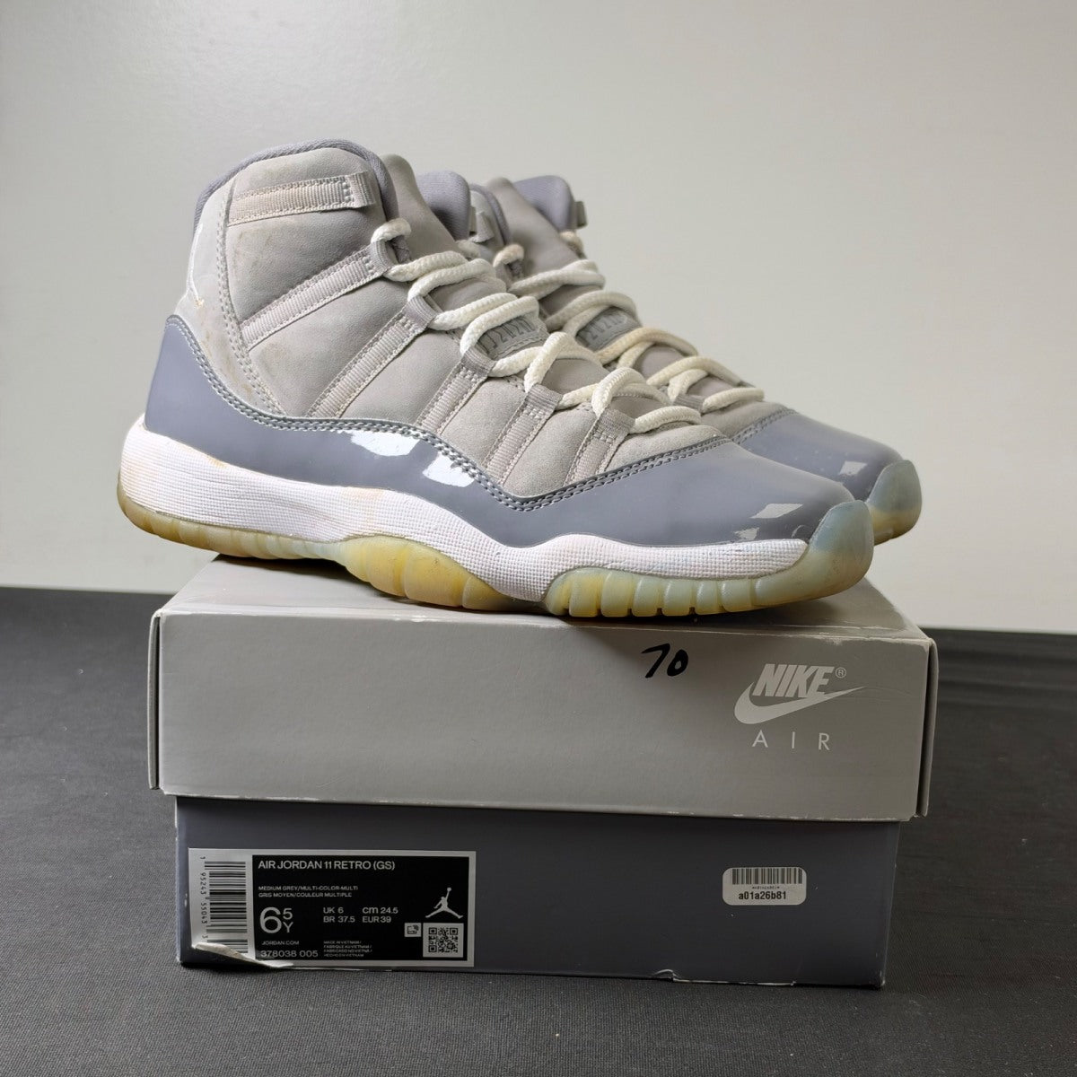 Jordan 11 Retro Cool Grey (2021) (GS) (Size 6.5Y) - Image 1