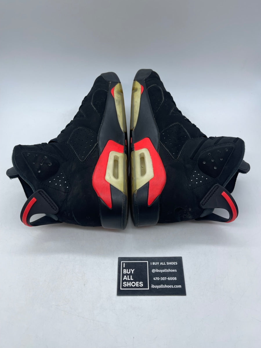 Jordan 6 Retro Black Infrared (2019) 9.5 (Heavily Worn Pre-Owned) - Image 6