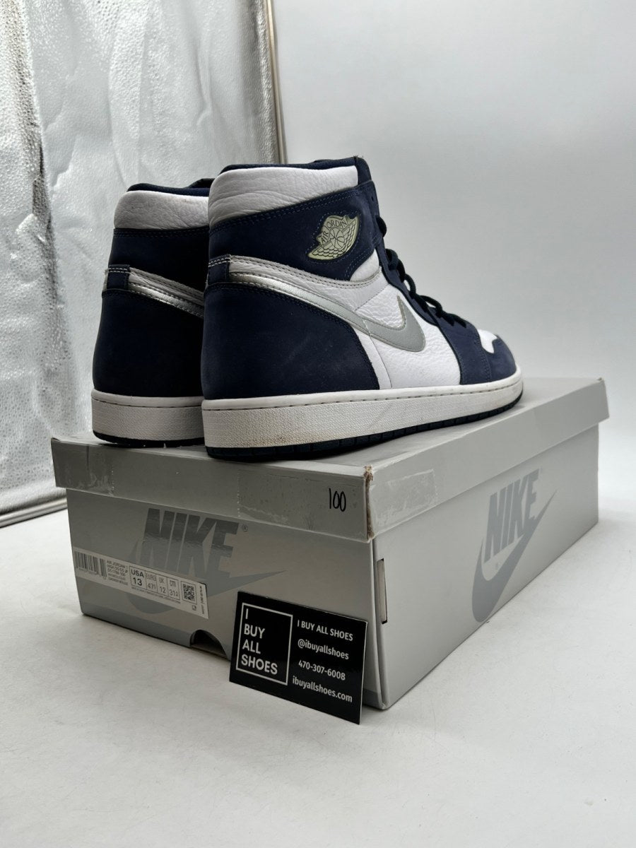 Jordan 1 Retro High CO.JP Midnight Navy (2020) 13 (Lightly Worn Pre-Owned) - Image 5